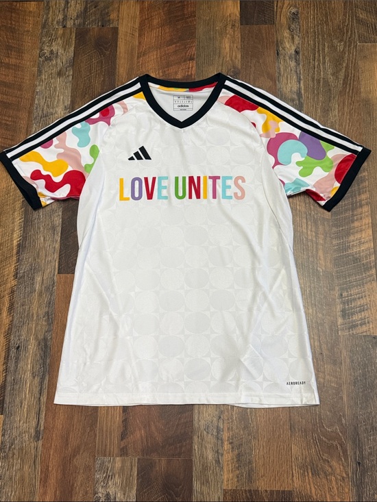 adidas Other - Adidas Love Unites Pride AEROREADY Soccer Jersey White Multicolor Medium
